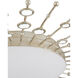 Planisphere 1 Light 28 inch Silver Leaf Flush Mount Ceiling Light