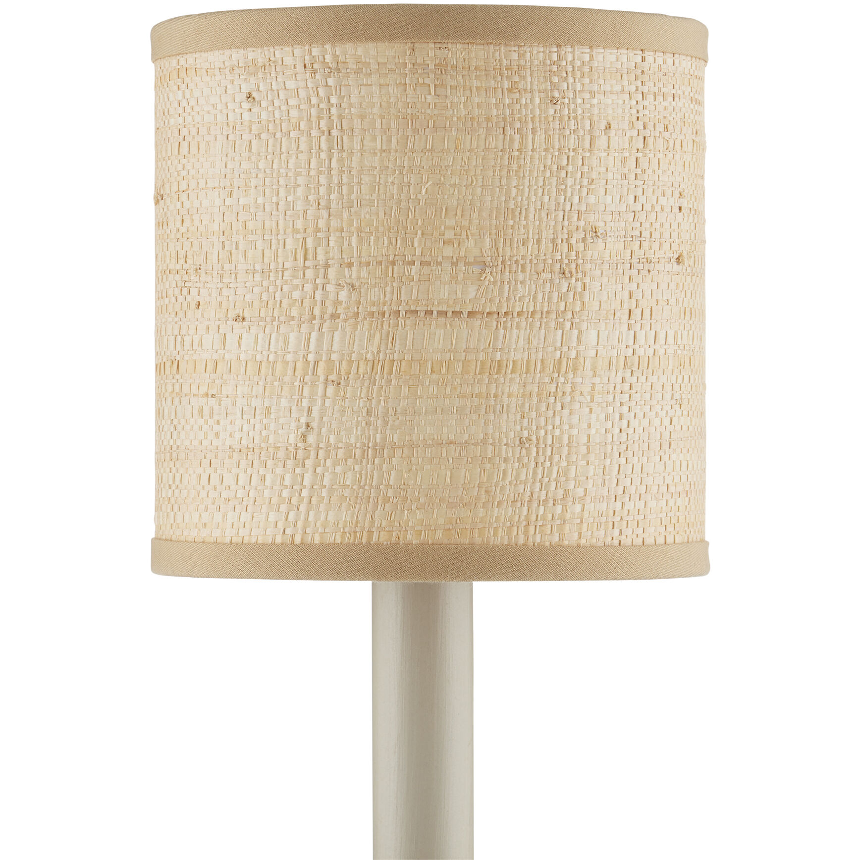 Grasscloth Natural Drum Chandelier Shade