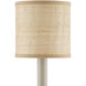 Grasscloth Natural Drum Chandelier Shade