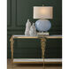 Fiore 72 inch Polished Brass/Natural Console Table