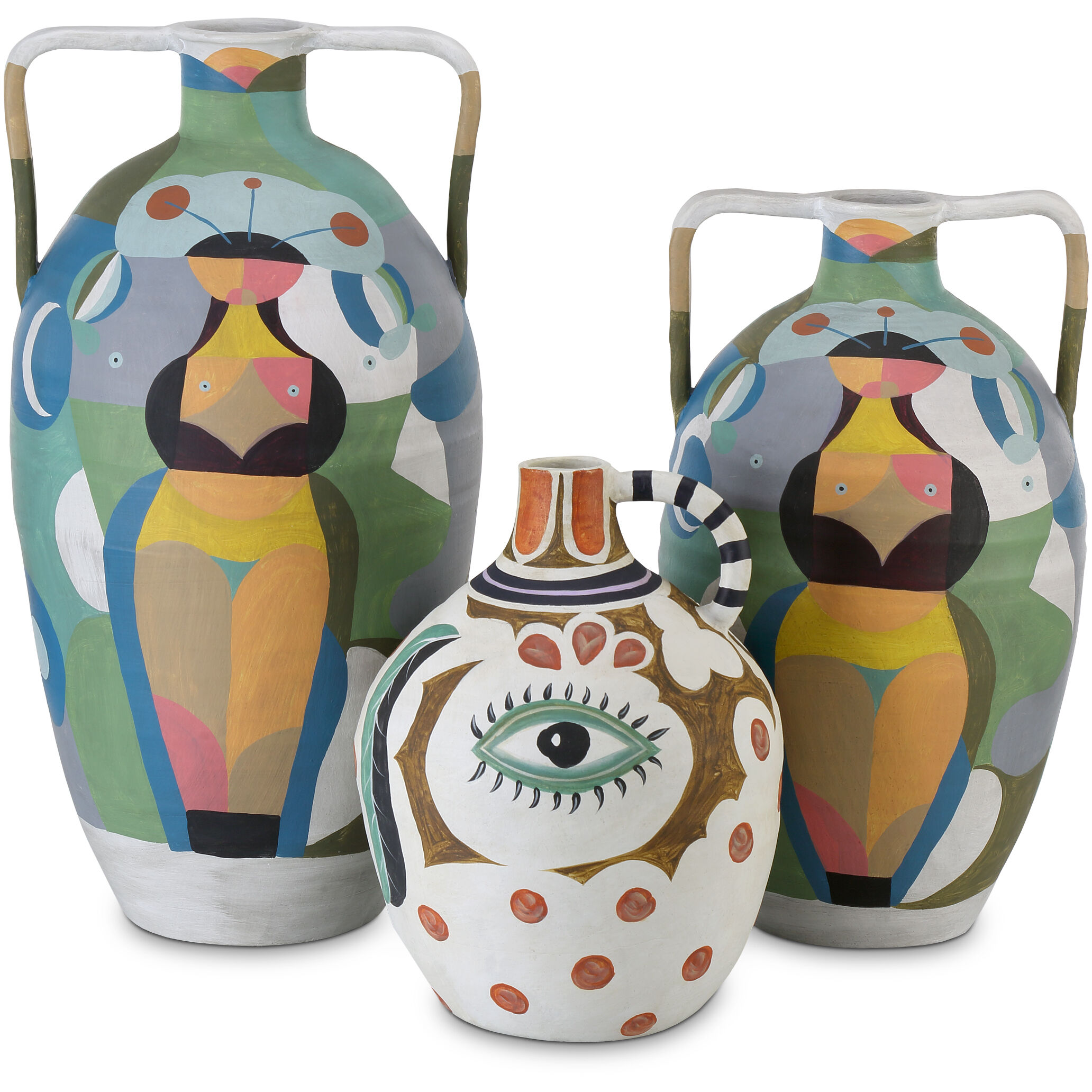 Hamsa Demijohn 14 X 10.25 inch Vase