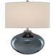 Lucent 21.75 inch 150 watt Blue Plated/Polished Nickel Table Lamp Portable Light