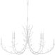 Twiggy 6 Light 48 inch Gesso White Chandelier Ceiling Light