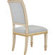 Ines Ivory and Antique Gold Chair