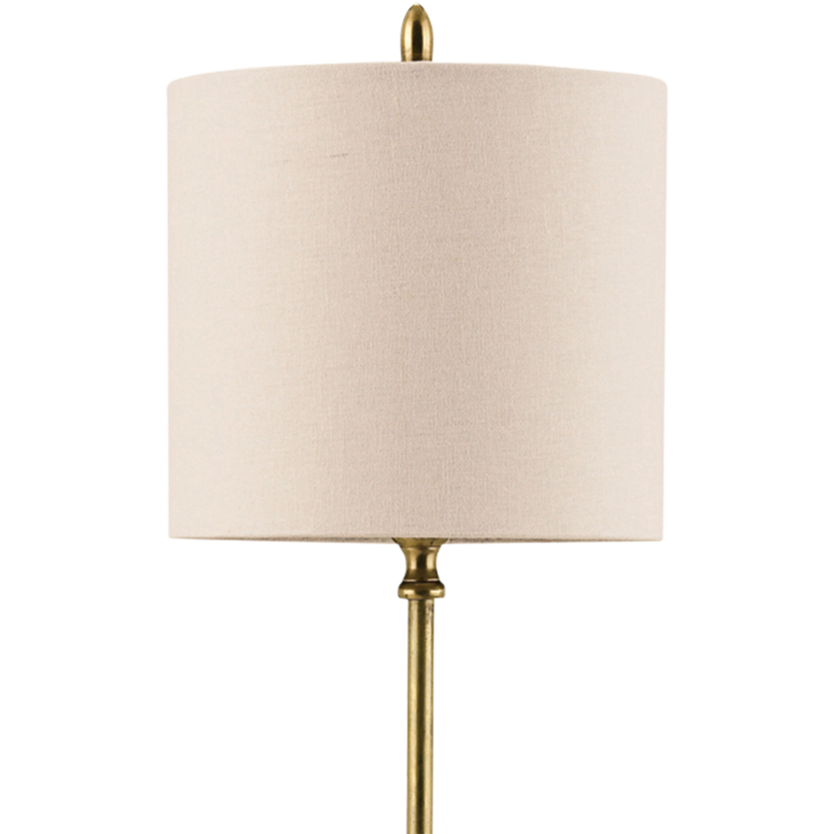 Messenger 26 inch 60 watt Vintage Brass/Black Table Lamp Portable Light