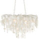 Lusso 16 Light 43.5 inch Natural/Pearlized White Chandelier Ceiling Light