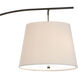 Cloister 70 inch 75 watt Oil Rubbed Bronze/White Floor Lamp Portable Light