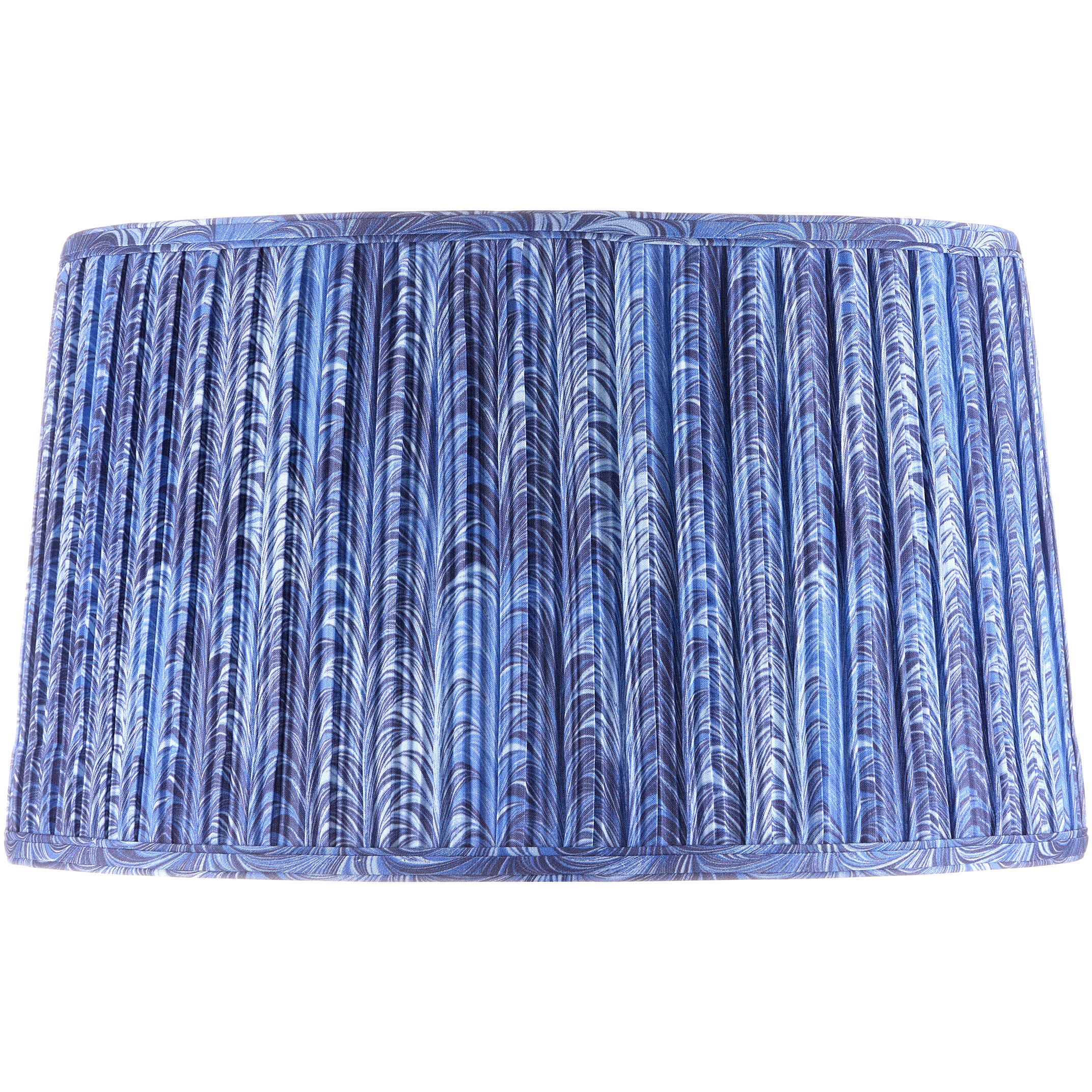 Pembrook Blue Tapered Lamp Shade