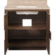 Morombe 36 X 36 inch Cocoa/Natural/White Vanity with Undermount Sink