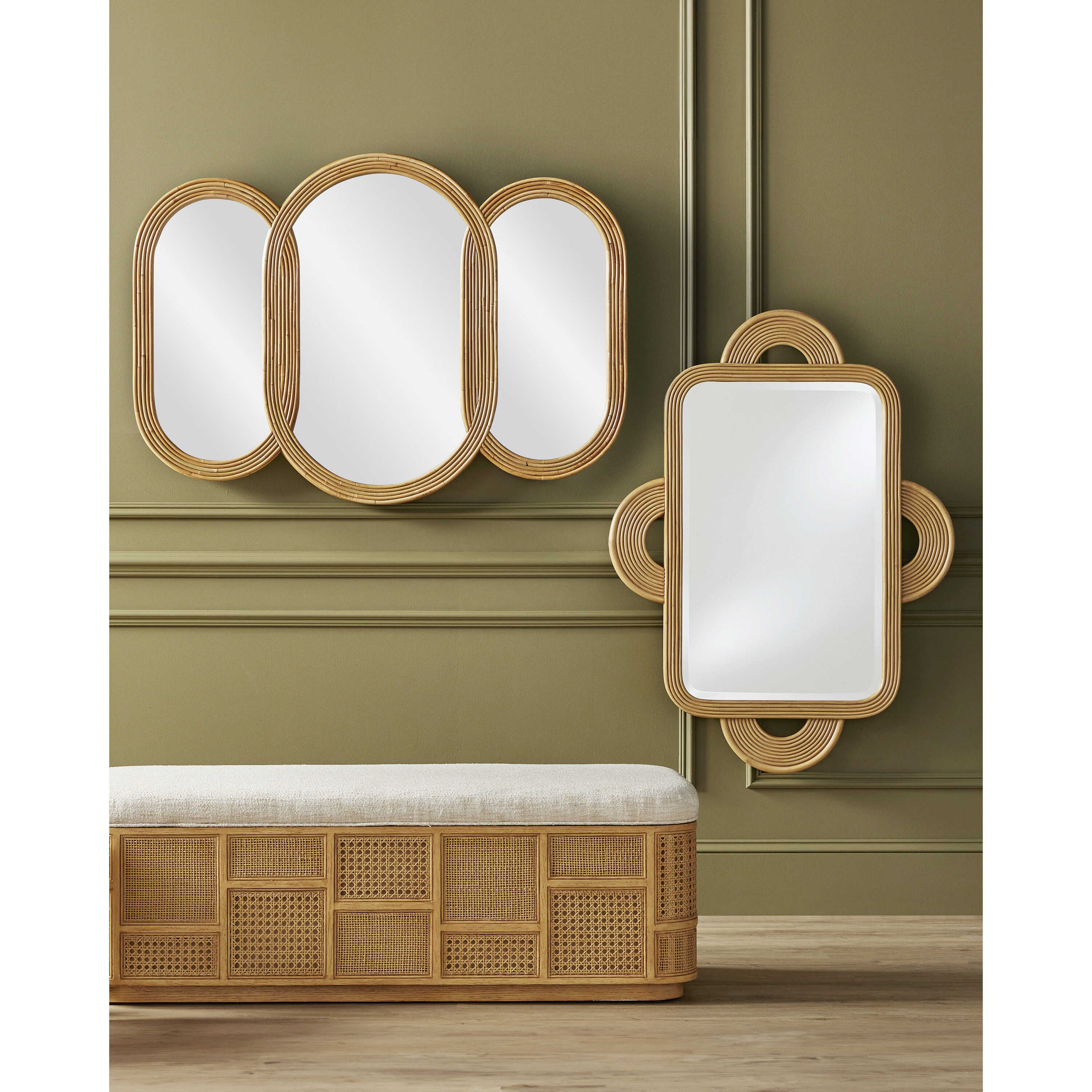 Anisa Natural Storage Bench