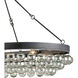 Balthazar 6 Light 46 inch French Black Pendant Ceiling Light