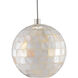 Finhorn 15 Light 24 inch Painted Silver/Pearl Multi-Drop Pendant Ceiling Light