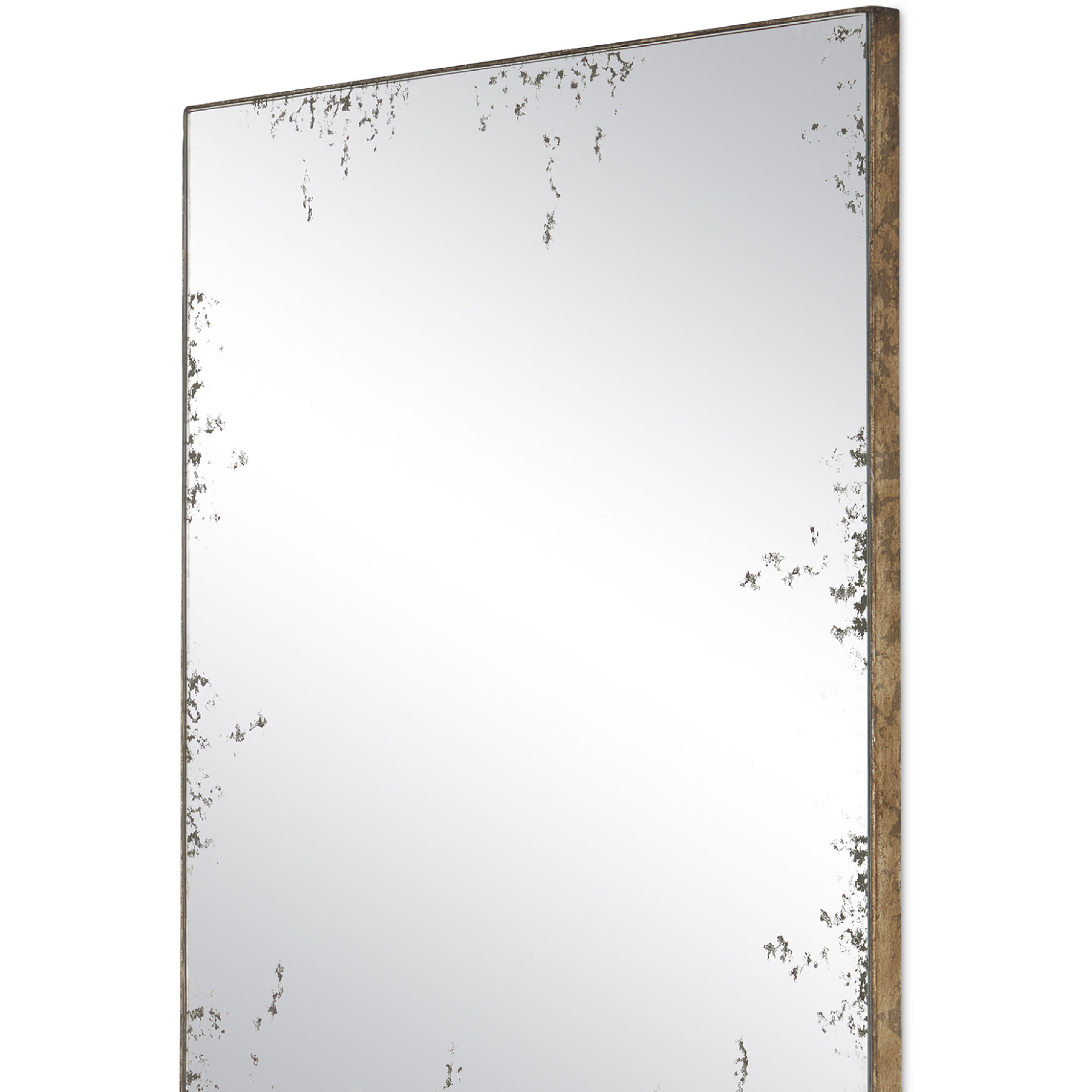 Rene 34 X 24 inch Pyrite Bronze/Antique Mirror Wall Mirror