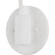Basket 25.75 inch 40 watt White and Bleached Natural Swing-Arm Wall Sconce Wall Light
