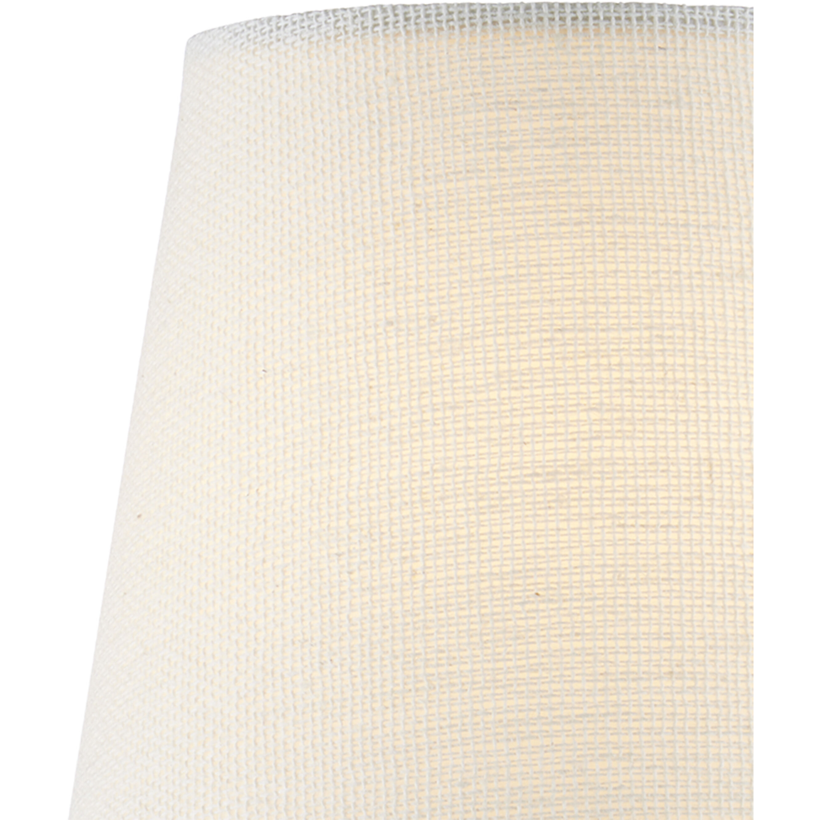Grasscloth Off-White Tapered Chandelier Shade