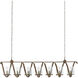 Maximus 7 Light 64 inch Pyrite Bronze Chandelier Ceiling Light, Grande