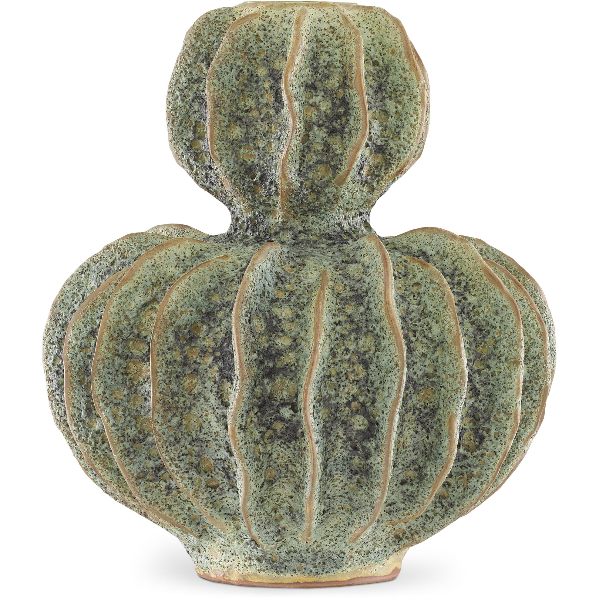 Sunken Boat 14.25 X 13 inch Double Gourd Vase