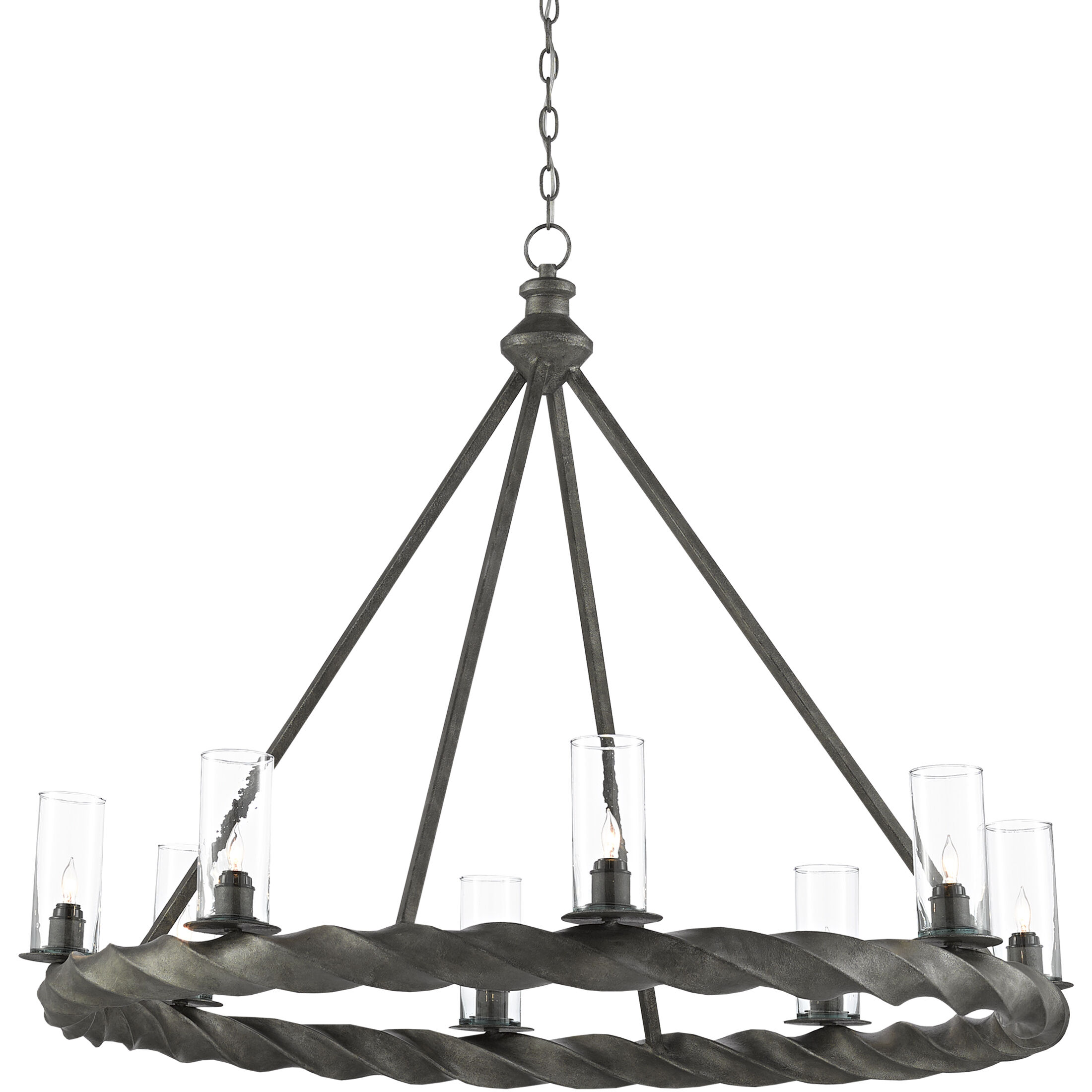 Orson 8 Light 45 inch Light Molé Chandelier Ceiling Light
