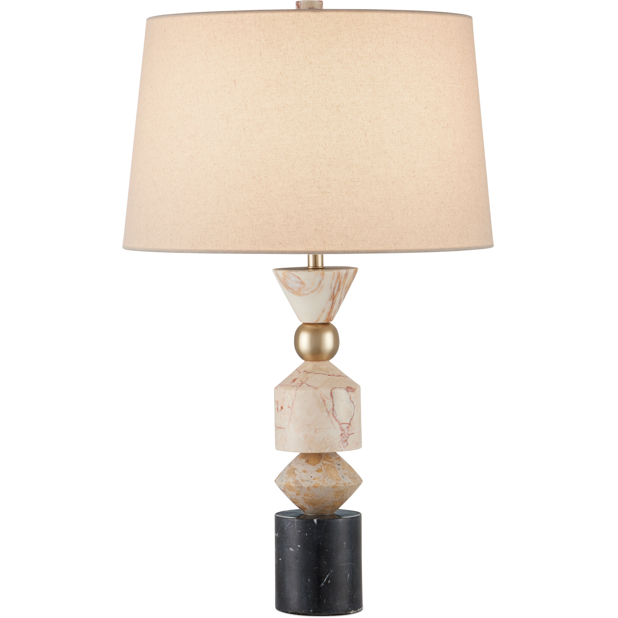 Seguso 28 inch 150.00 watt Natural/Black/Brass Table Lamp Portable Light