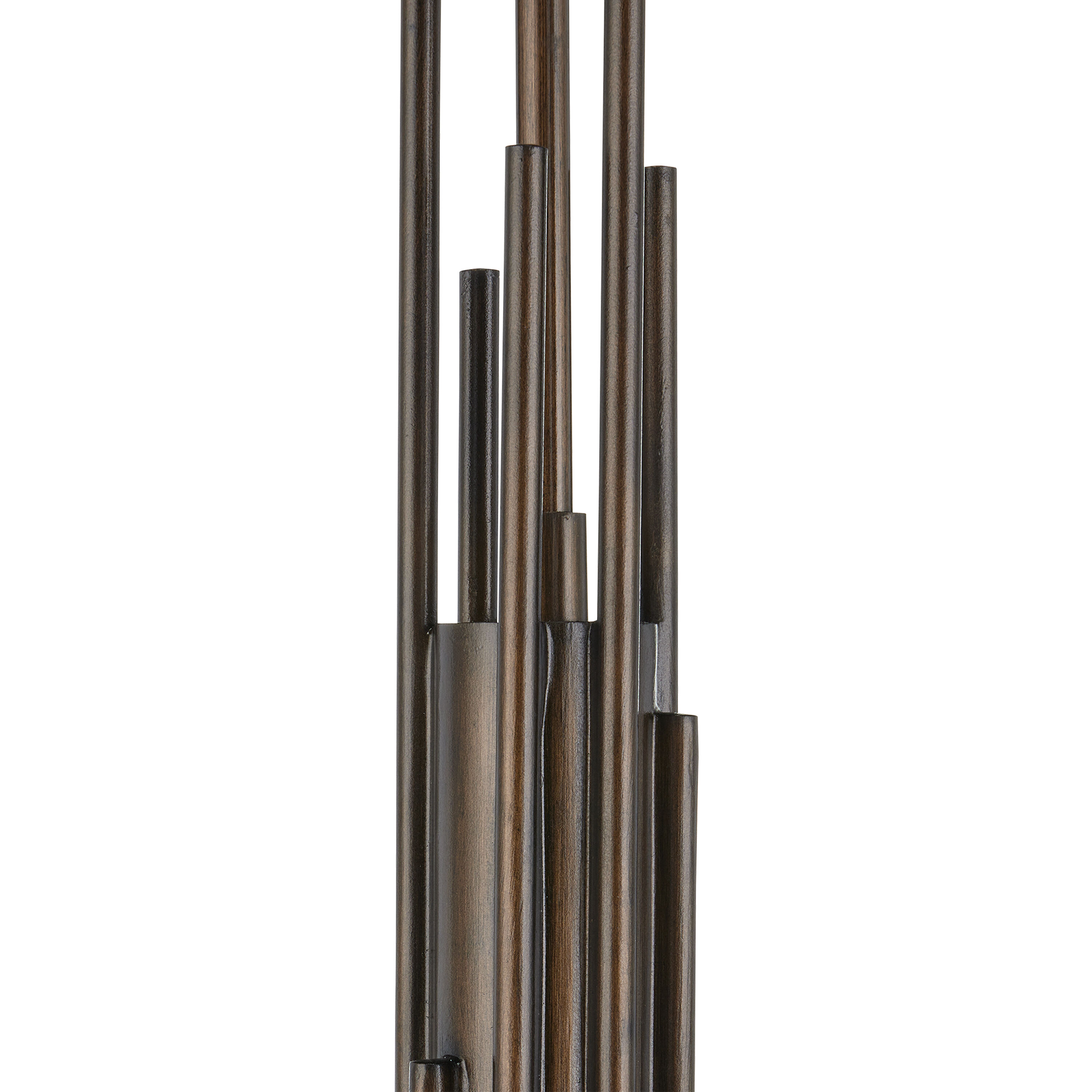 Archetype 8 Light 32.5 inch Statuary Bronze/Antique Brass Chandelier Ceiling Light