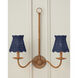 Annabelle Indigo 6 inch Tapered Chandelier Shade, Suzanne Duin Collection
