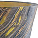 Brown Marbleized 22 X 9 inch Vase