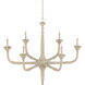 Aleister 6 Light 43.5 inch Sandstone Chandelier Ceiling Light