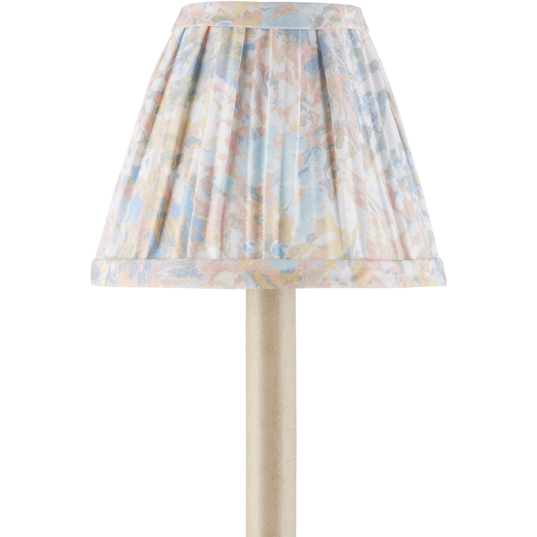 Wildflower Pastel Blue/Pastel Pink/Ivory Tapered Chandelier Shade