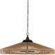 Maldives 5 Light 36 inch Satin Black Chandelier Ceiling Light