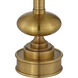 Galavant 12 inch 2.8 watt Brass Cordless Table Lamp Portable Light