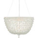 Thalassa 1 Light 29.5 inch Seaglass/Sugar White Pendant Ceiling Light