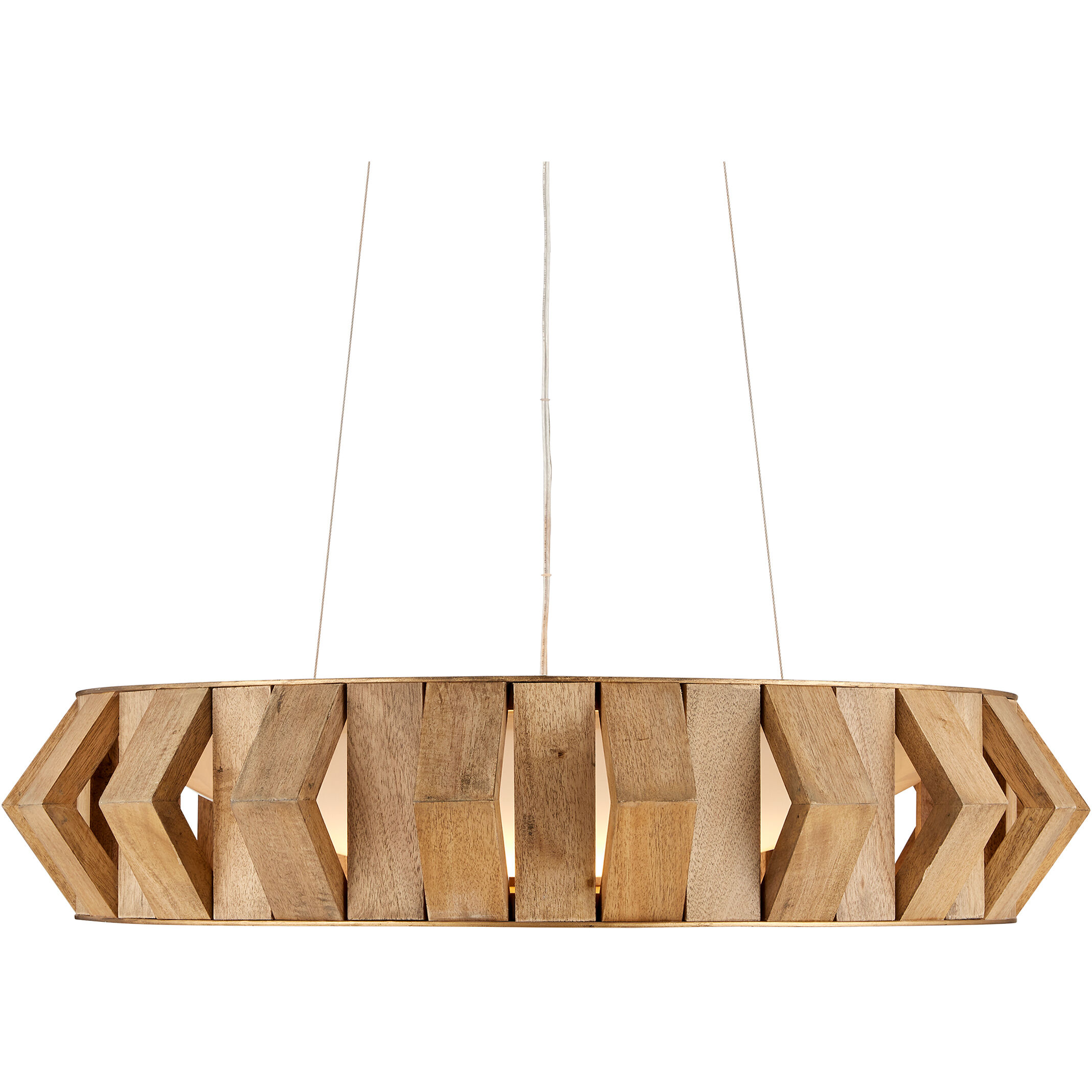 Plunge 1 Light 30 inch Toffee/Brass/White Chandelier Ceiling Light
