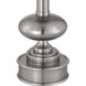 Galavant 12 inch 2.8 watt Brushed Nickel Cordless Table Lamp Portable Light