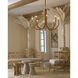 Samsara 8 Light 42.5 inch Natural and Saddle Tan Chandelier Ceiling Light