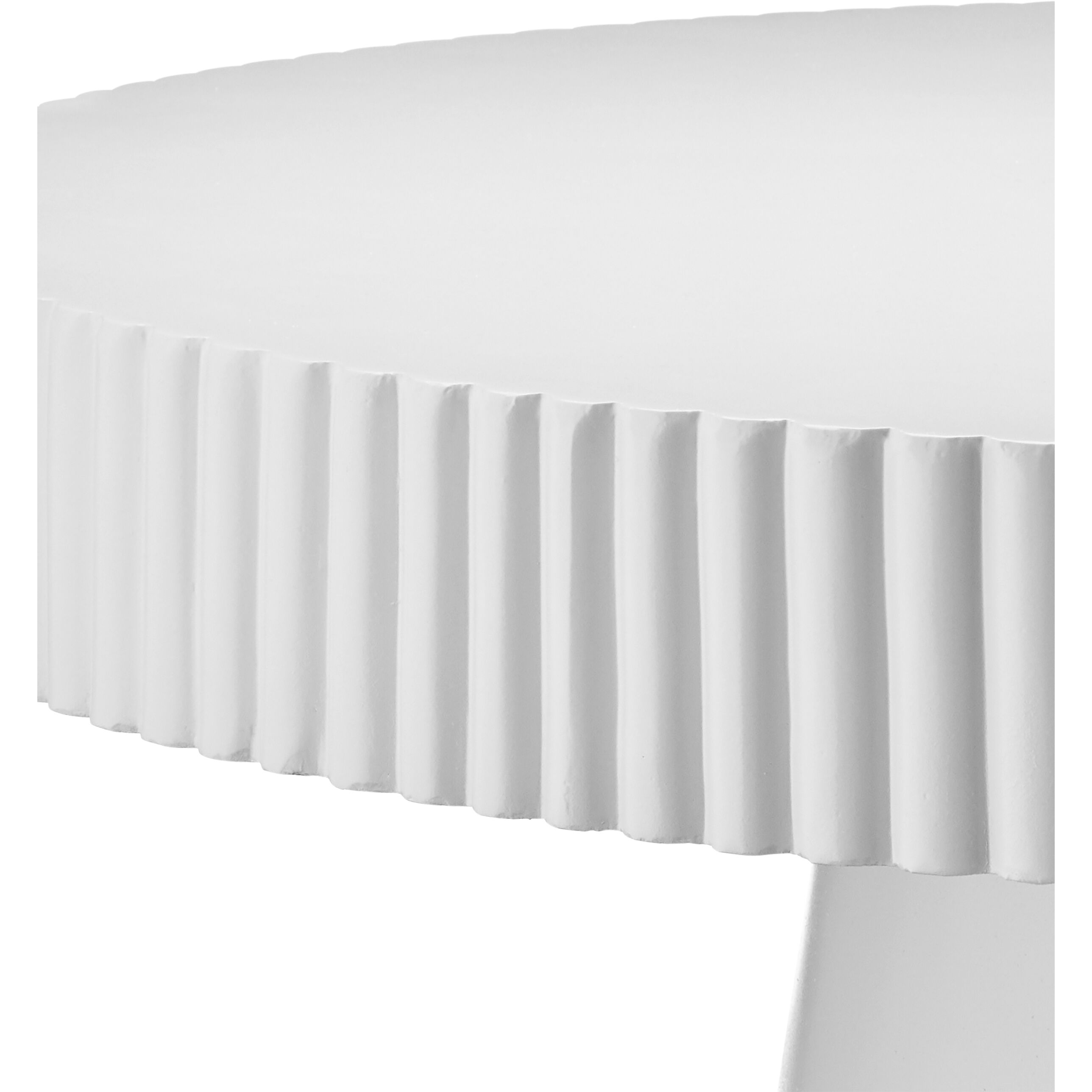 Harlow 32 inch White Cocktail Table