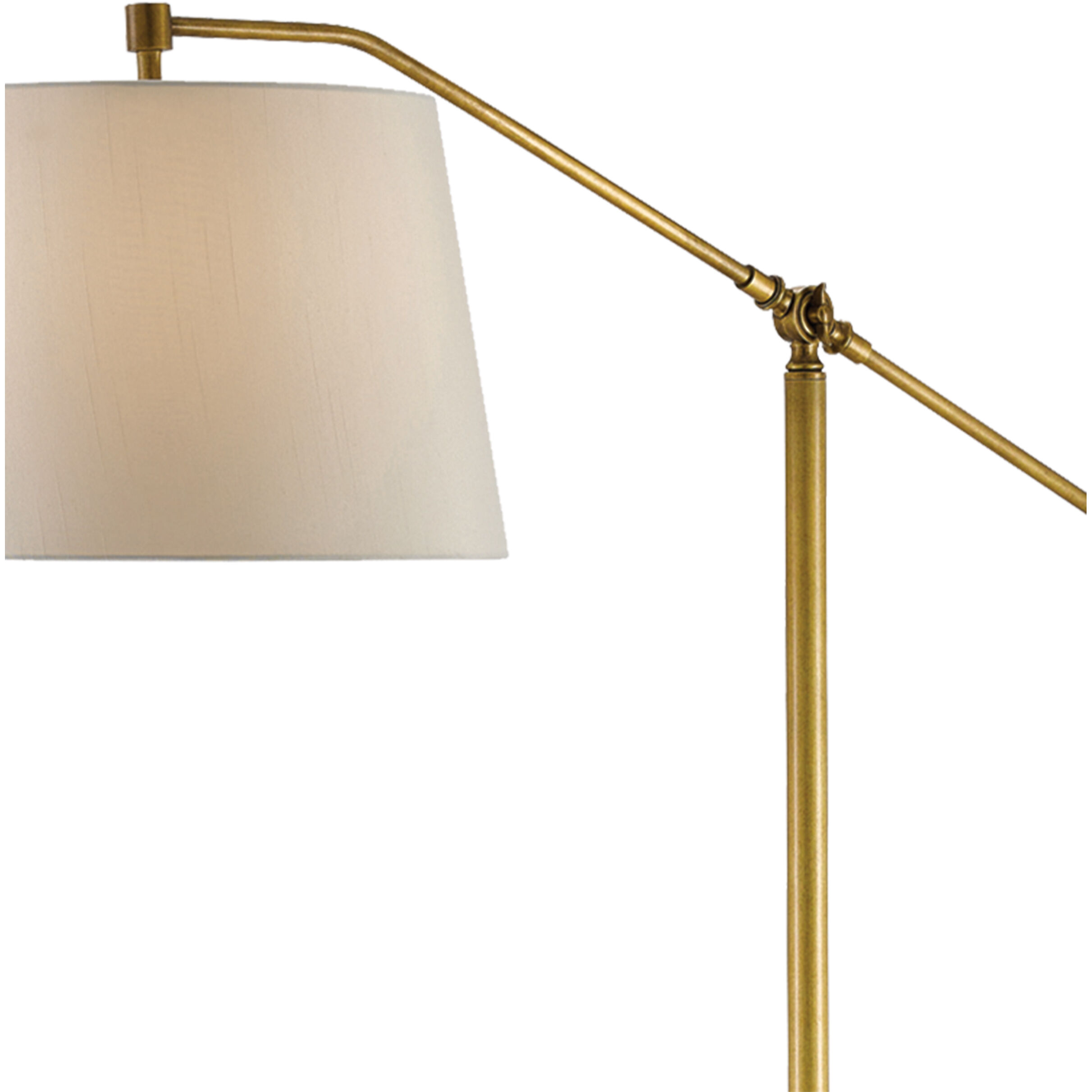 Maxstoke 65.75 inch 100 watt Antique Brass Floor Lamp Portable Light