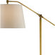 Maxstoke 65.75 inch 100 watt Antique Brass Floor Lamp Portable Light