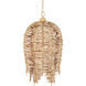 Tiptur 3 Light 16.5 inch Natural/Coco Cream Pendant Ceiling Light