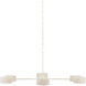 Monreale 6 Light 54 inch White Chandelier Ceiling Light