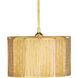 St. Albans 3 Light 15 inch Contemporary Gold Leaf Pendant Ceiling Light