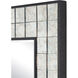 Mosaico 43.25 X 33.25 inch Ebony/Antique Mirror Mirror