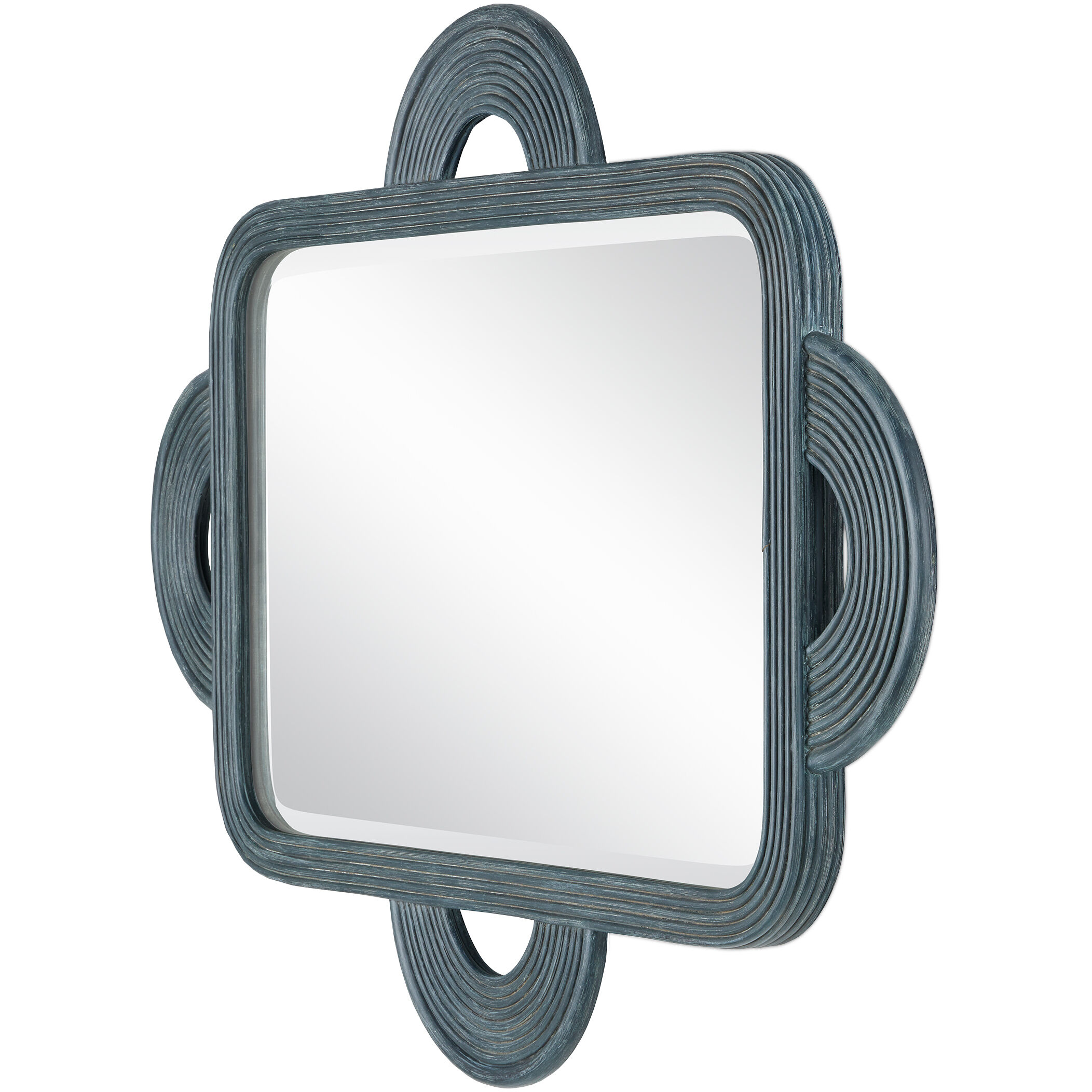 Santos 47.25 X 35.25 inch Vintage Navy and Mirror Mirror