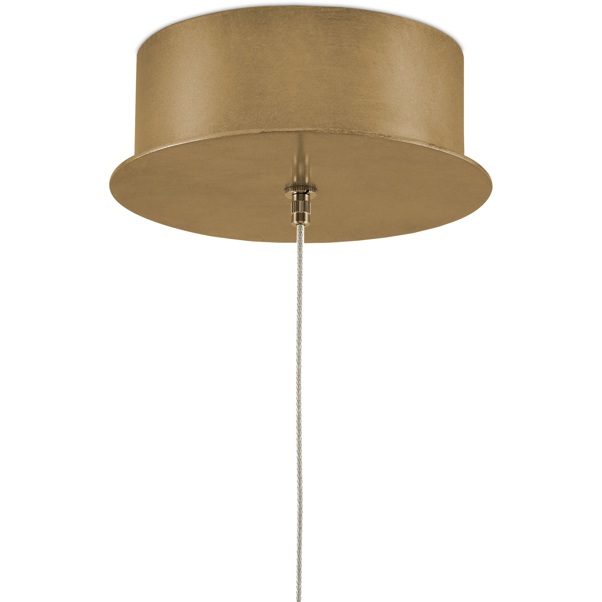 Clarity 1 Light 6 inch Natural/Brass Pendant Ceiling Light