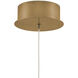Clarity 1 Light 6 inch Natural/Brass Pendant Ceiling Light