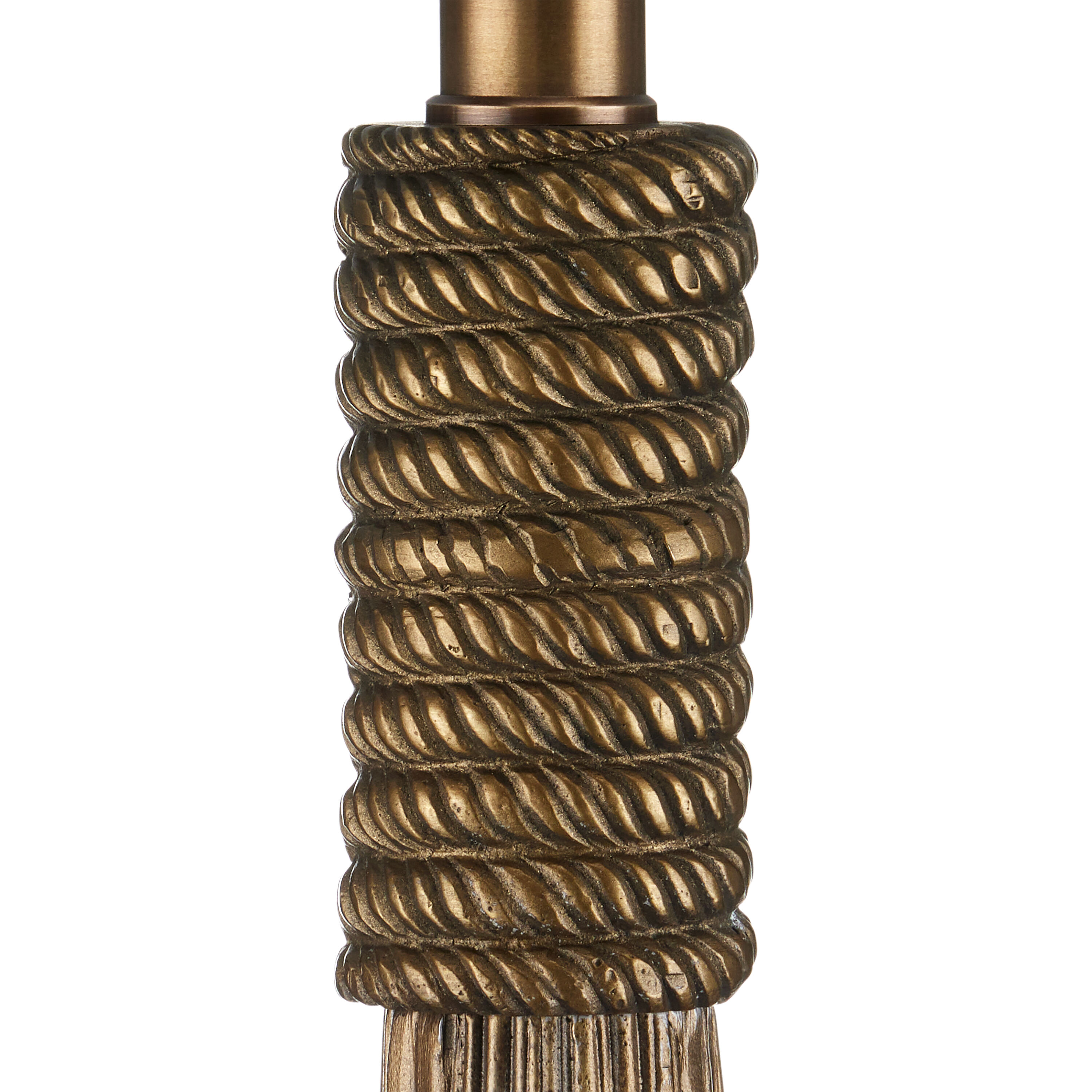 Baroque 33 inch 150 watt Antique Brass Table Lamp Portable Light