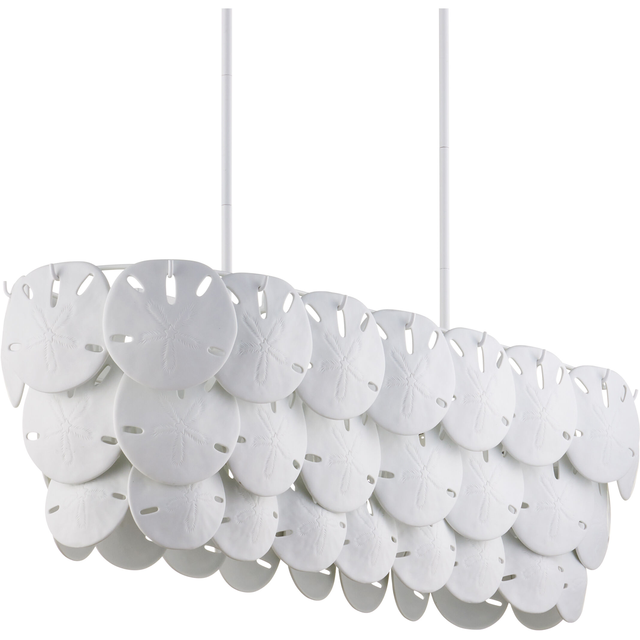 Tulum Linear Chandelier Ceiling Light, Marjorie Skouras Collection