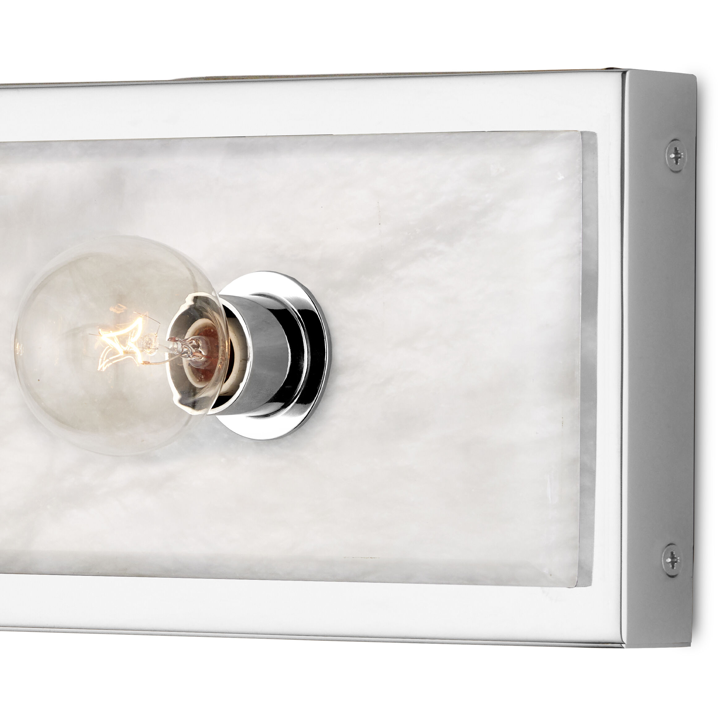 Berdine 3 Light 5 inch Natural/Polished Nickel Bath Bar Wall Light, Medium