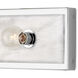 Berdine 3 Light 5 inch Natural/Polished Nickel Bath Bar Wall Light, Medium