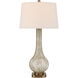 Bombon 31 inch 150.00 watt Pale Brown/Off-White/Antique Brass Table Lamp Portable Light