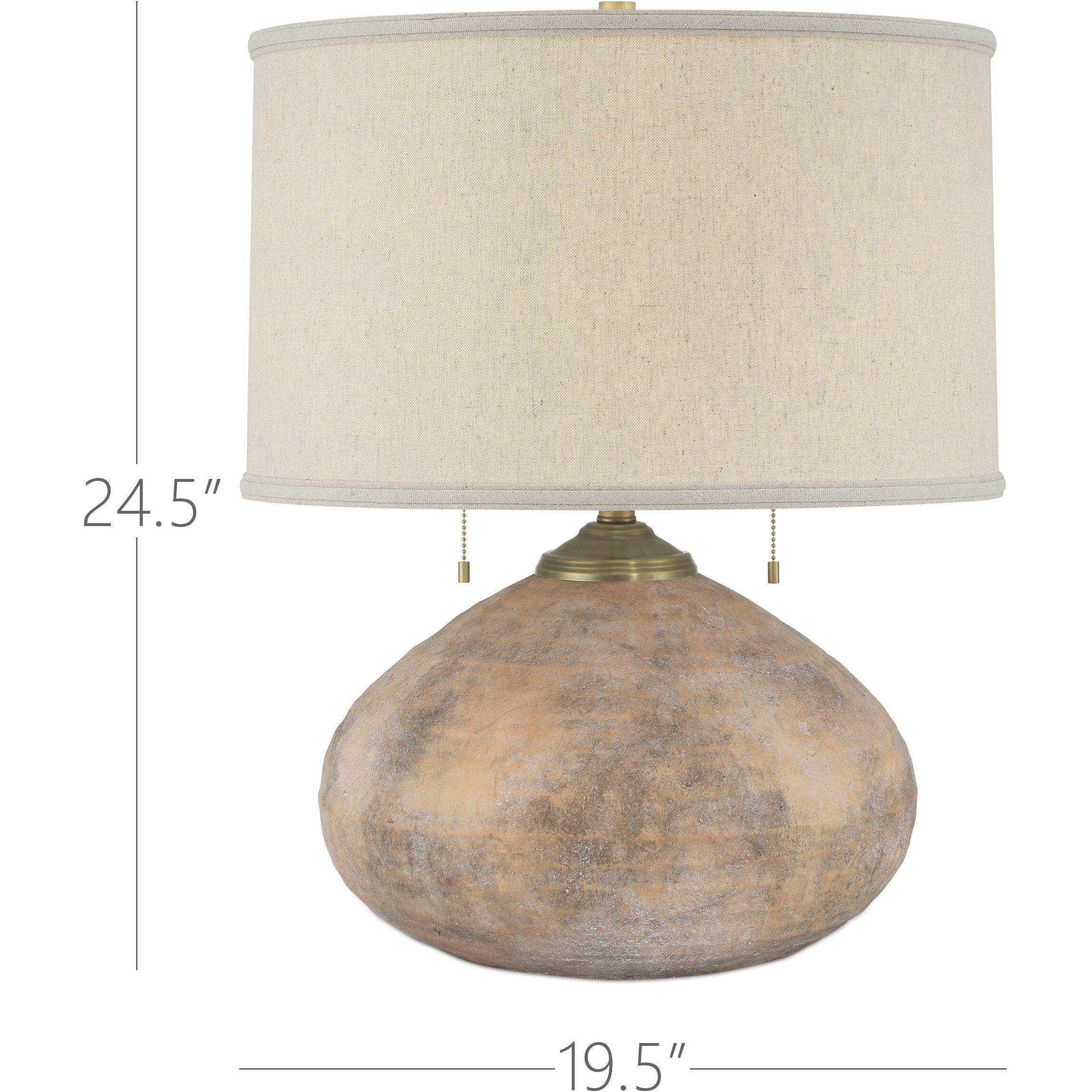 Kenmare 24.5 inch 100.00 watt Textured Antique Brown Table Lamp Portable Light